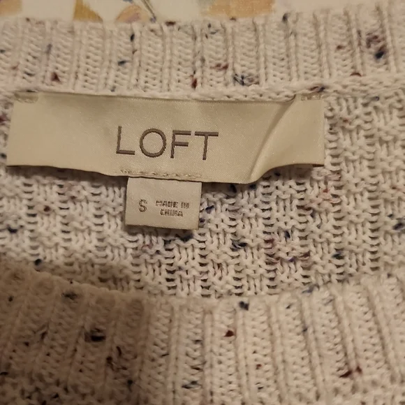 White Loft Sweater (speckled) - Picture 2 of 6
